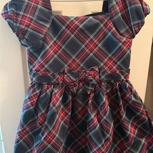 Gymboree Red and Blue Plaid Formal Dress